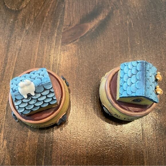 ⭐️ Noah's Ark Hand Painted Keepsake Box Set with My First Tooth My First Curl - Picture 6 of 9